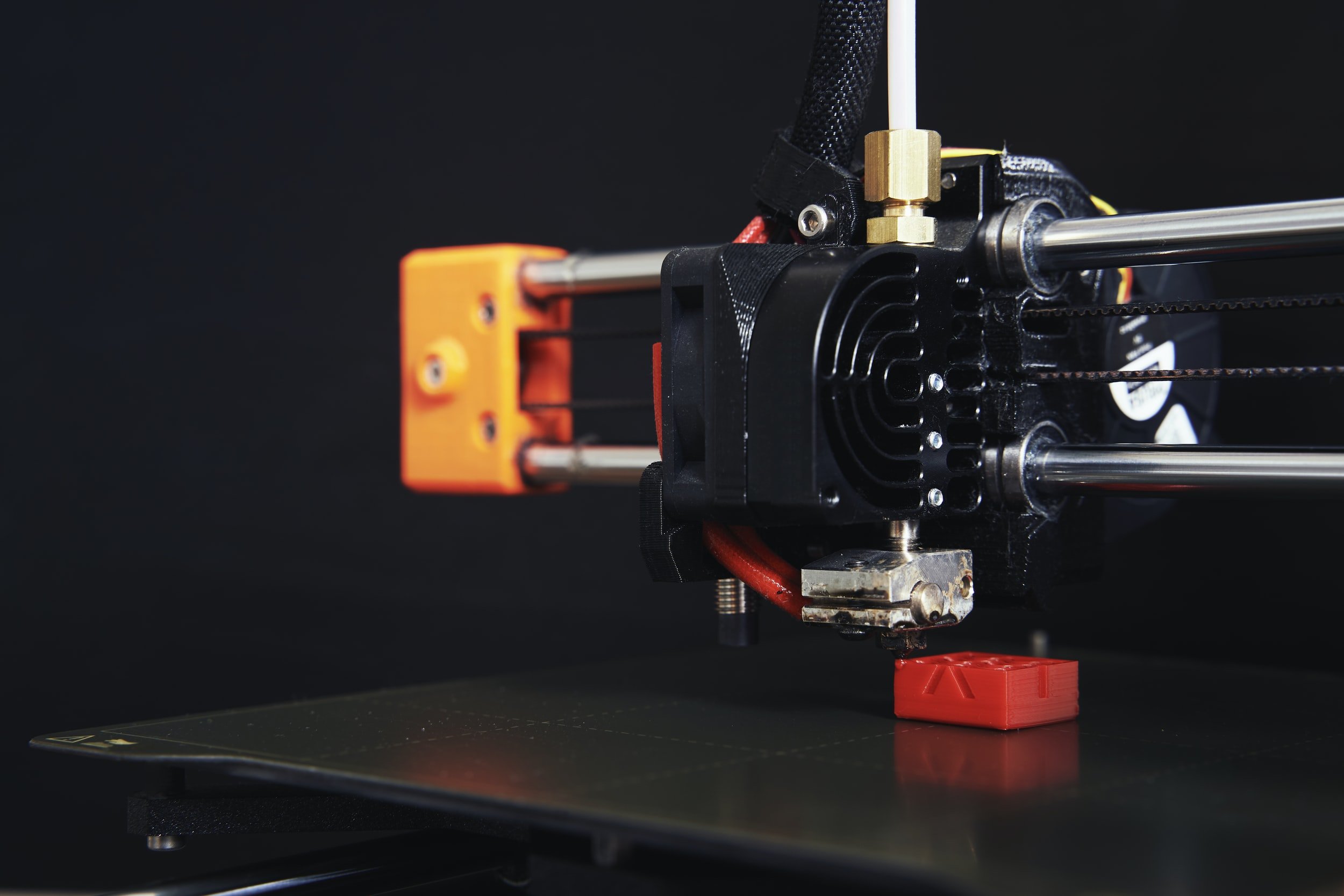 Spools of 3D printing filament